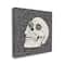 Stupell Industries Crystal Eyes Skull Goth Roses Canvas Wall Art